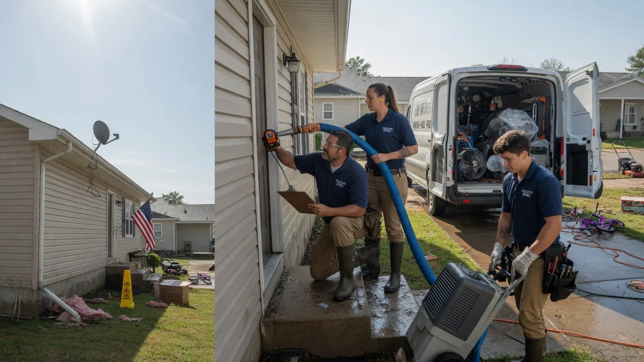 Ceiling Water Damage Restoration in Marienthal, KS near me